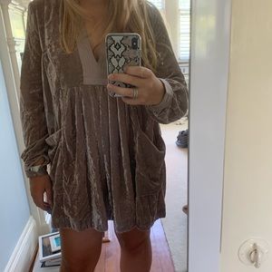 freepeople velvet dress